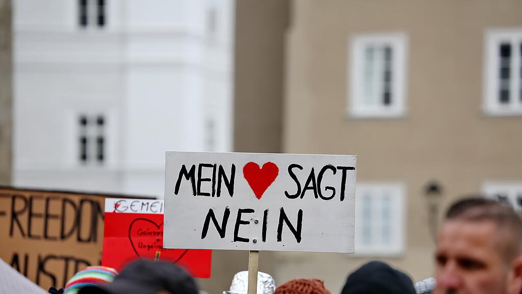Corona-Demo in Salzburg