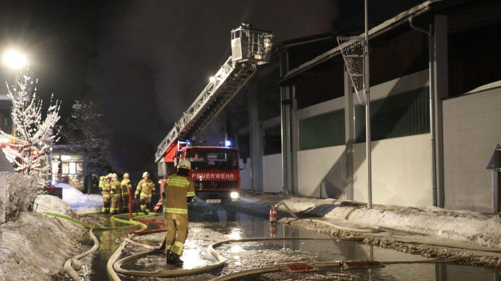 Brand im Sägewerk in Radstadt I