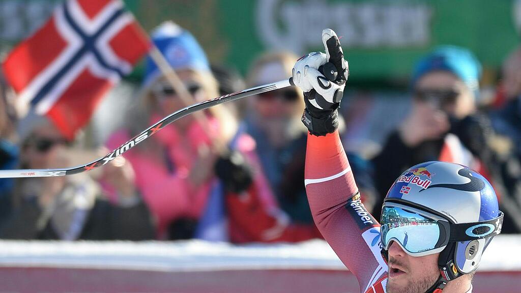 Aksel Lund Svindal gewinnt den Super-G in Kitzbühel.