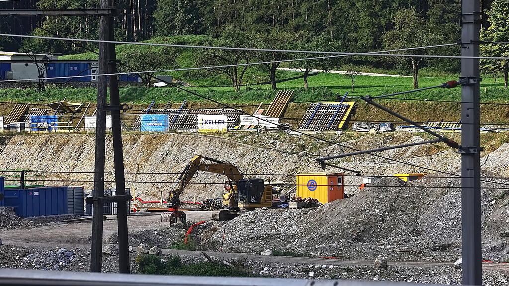 Baustelle Kraftwerk Stegenwald