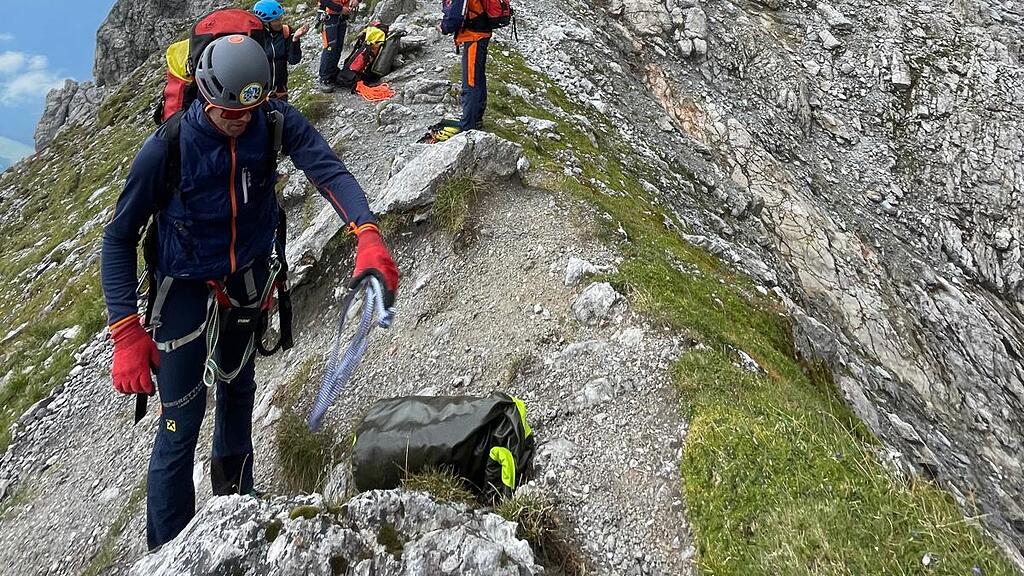 Bergrettung Klettersteig Dienten