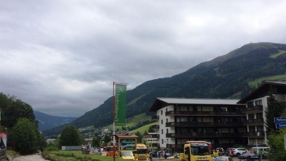 Schwere Unwetter: Aufräumarbeiten im Glemmtal III