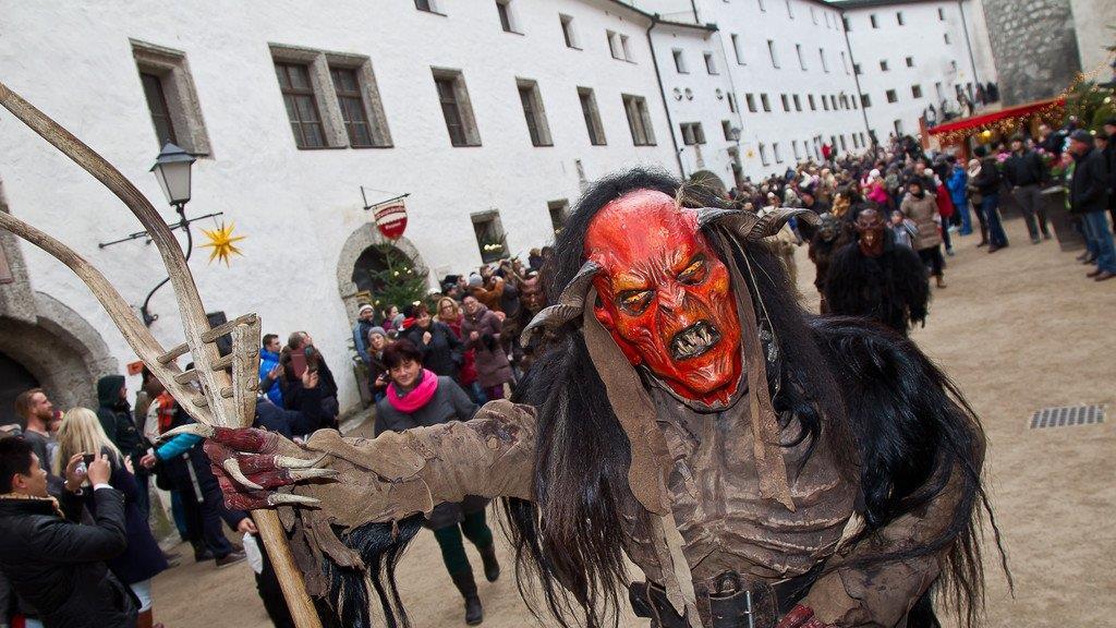 Krampuslauf auf Festung Salzburg