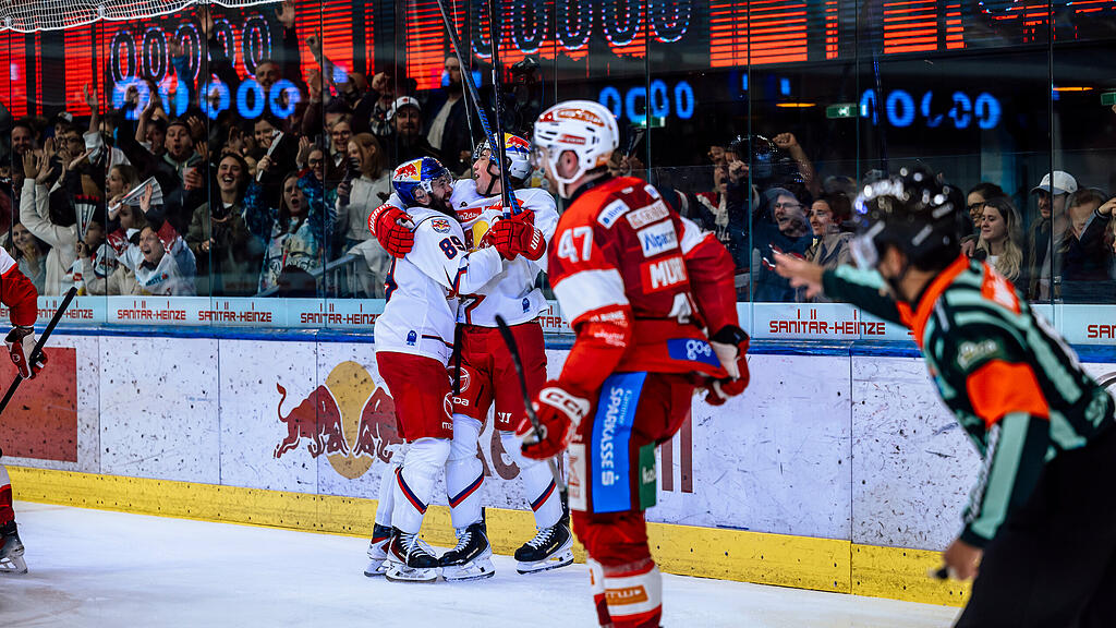 ICE Hockey League : EC Red Bull Salzburg gegen KAC