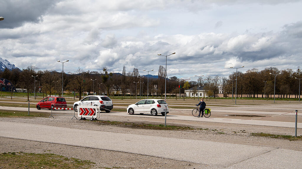 Corona-Teststation Kleßheim: Wenig Andrang