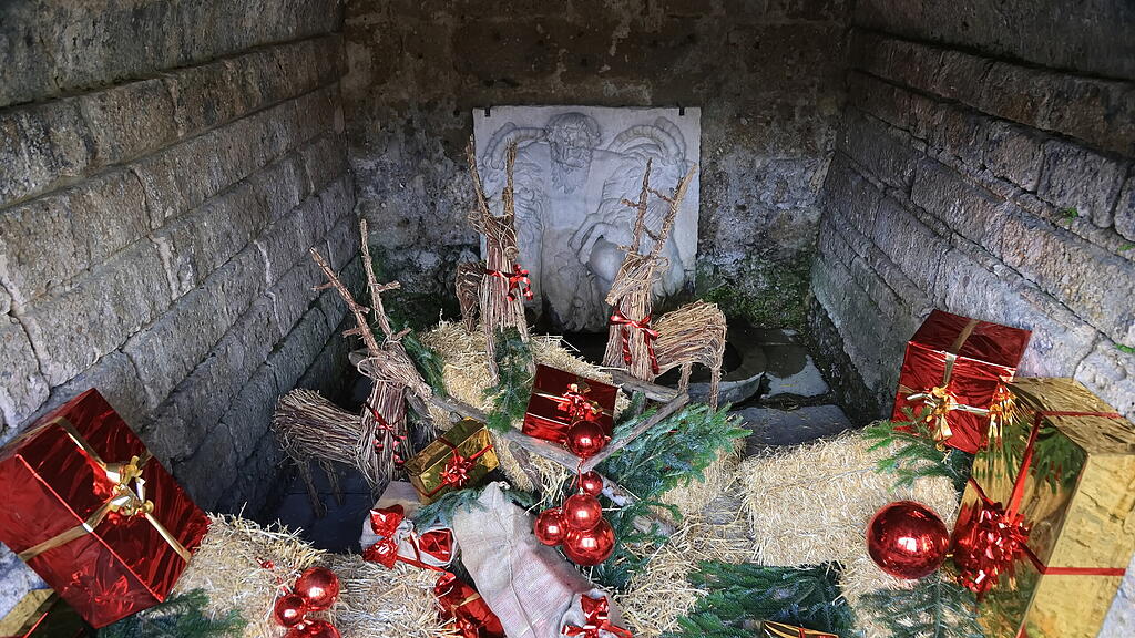 Aufbau Adventzauber Hellbrunn