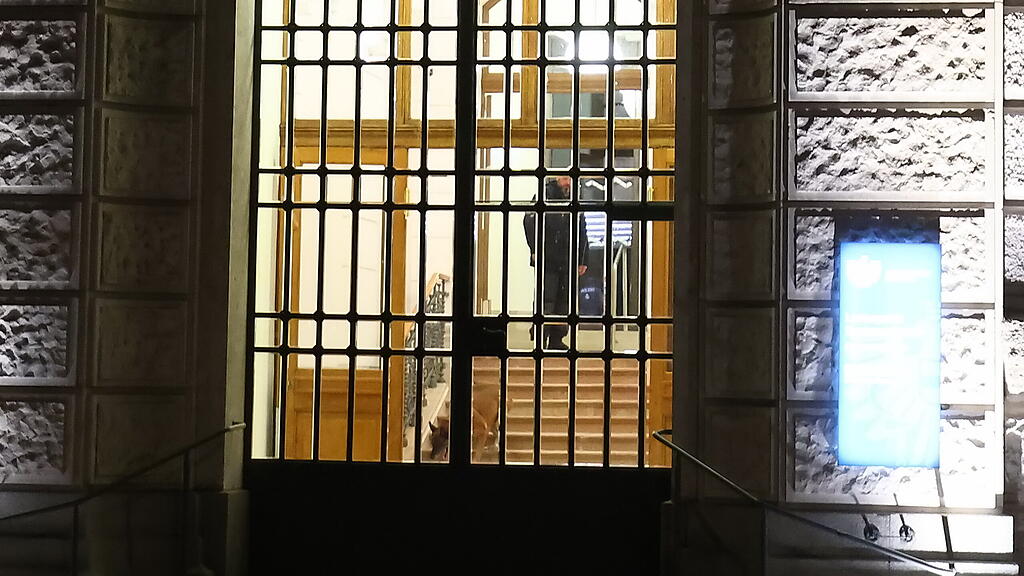 Polizeieinsatz Jusitzgebäude