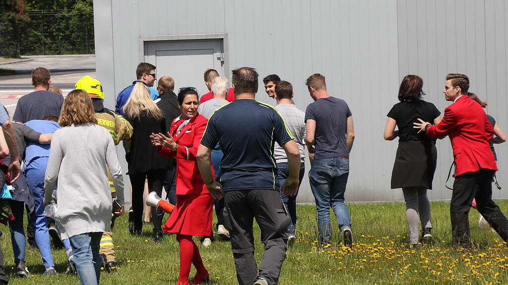 EInsatzübung, Salzburg Airport