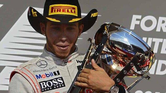 Hamilton gewann US-Grand-Prix - Jubel nach dem Sieg