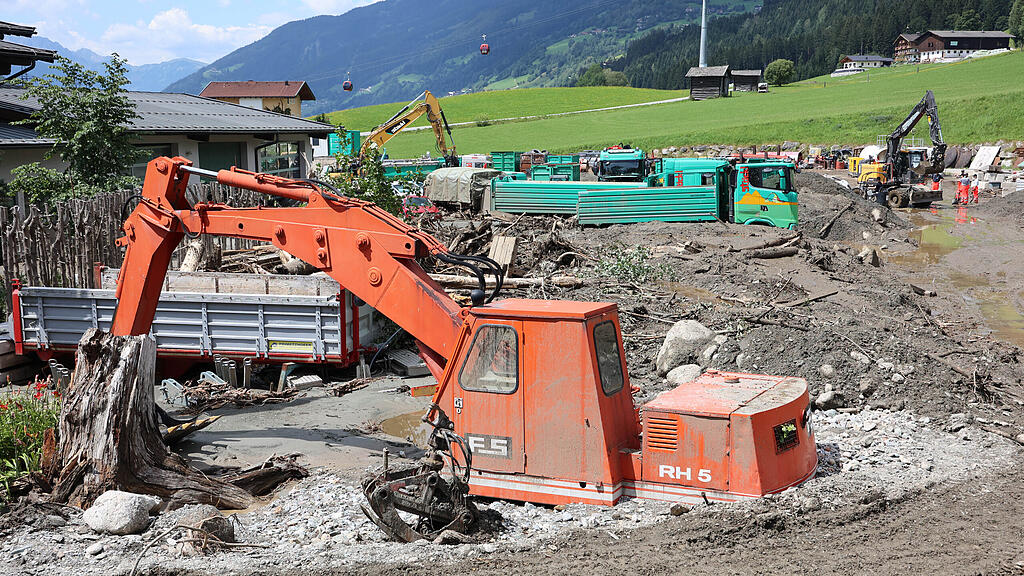 Unwetter im Oberpinzgau: Hollersbach