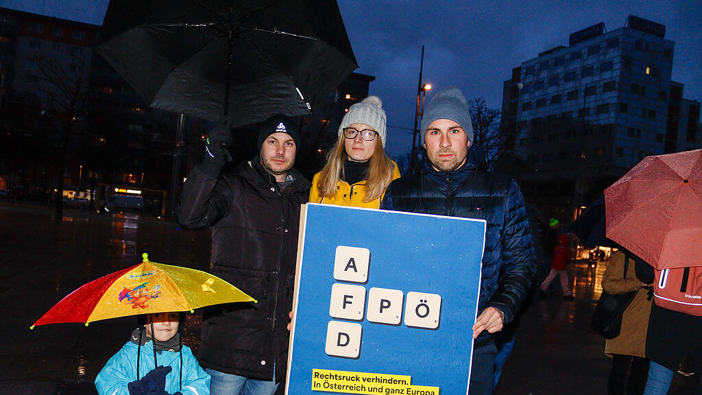 "Demo gegen Rechts" in Salzburg