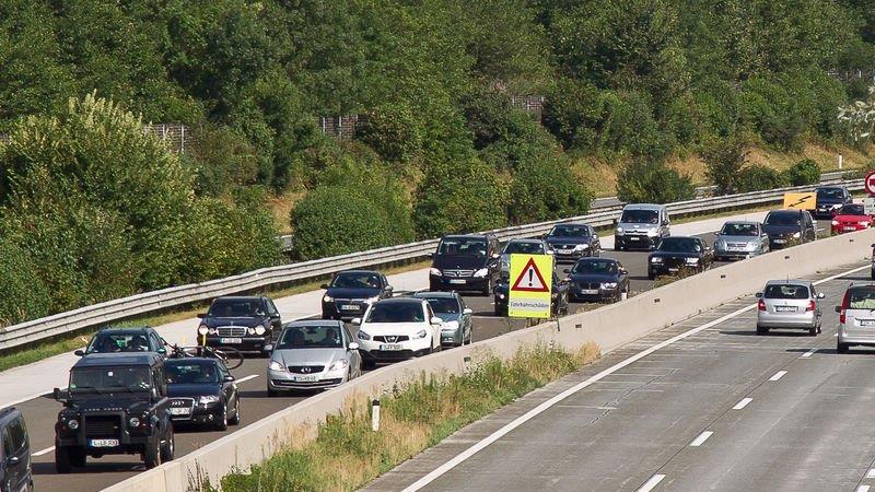 Rückreiseverkehr auf A10