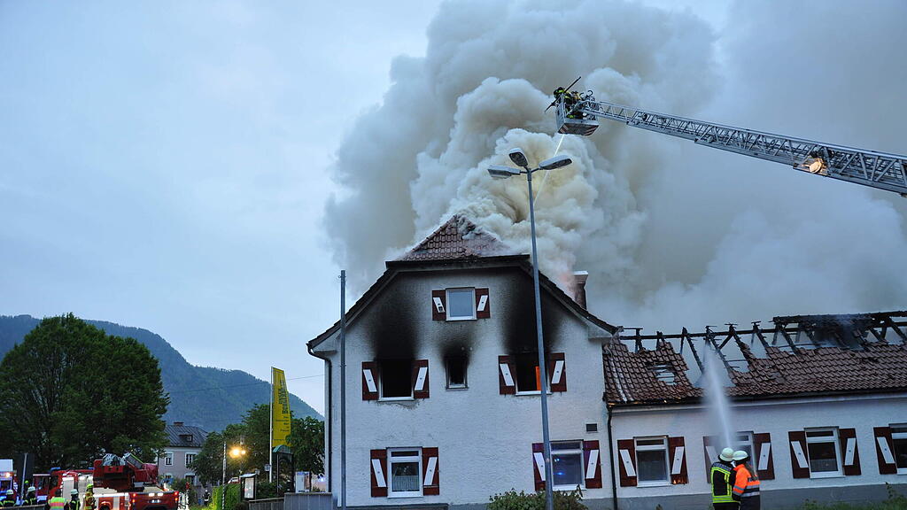 Bad Reichenhall, Brand, Gaststätte