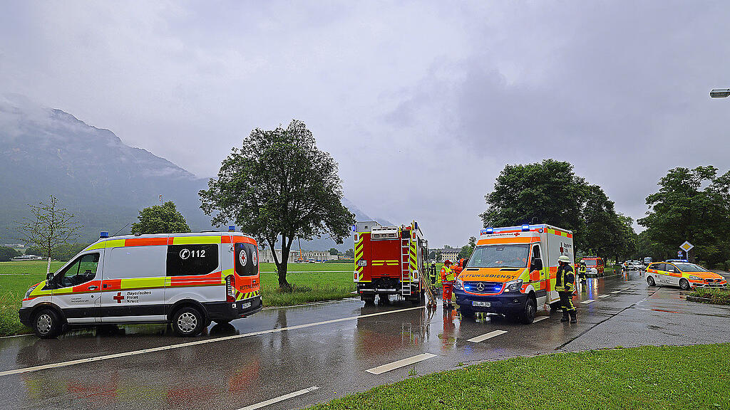 Salzburger in Crash in Bad Reichenhall verwickelt