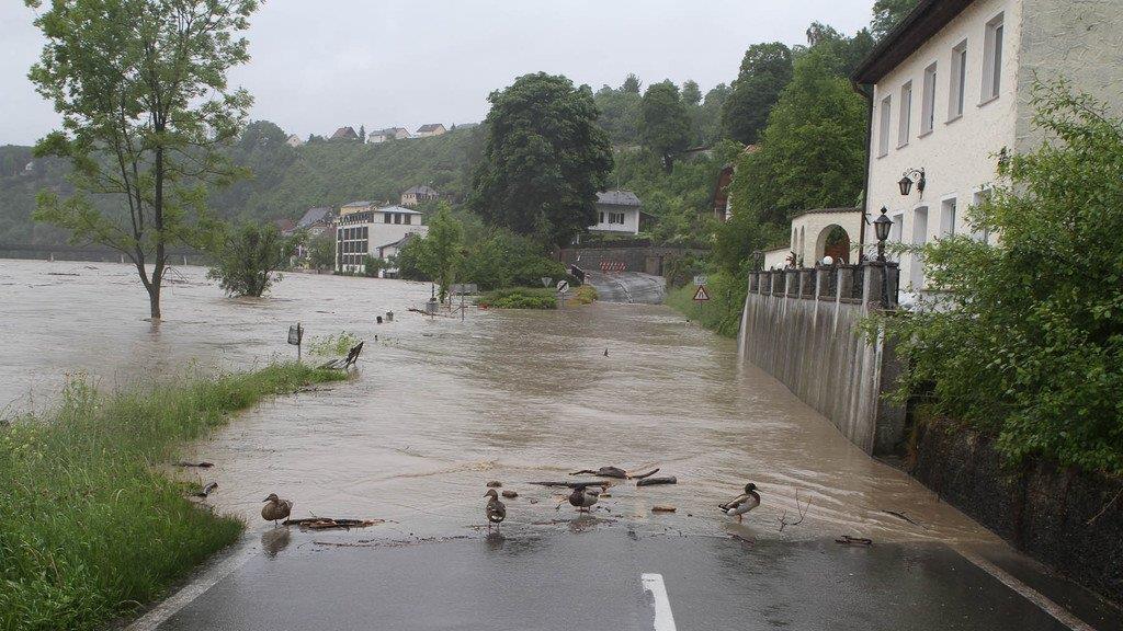 Hochwasser Hochburg-Ach (OÖ)
