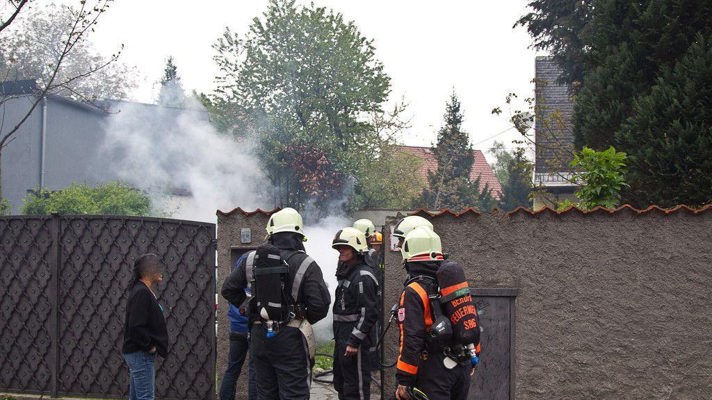 Gartenbrand in der Fasaneriestraße