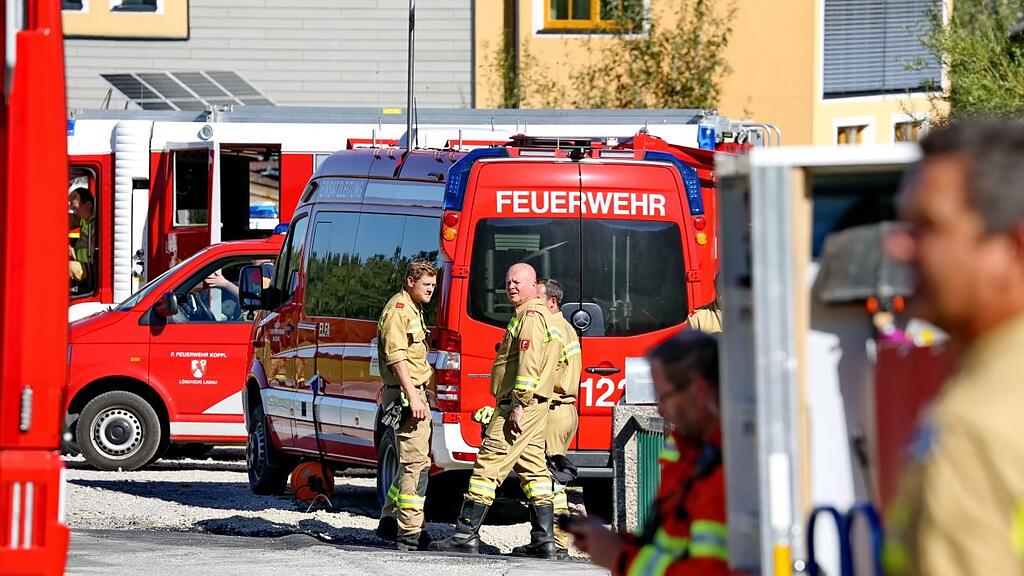 Waldbrand-Übung in Koppl und am Nockstein