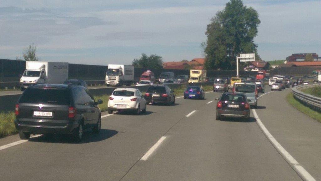 Sanierungsarbeiten auf der A1