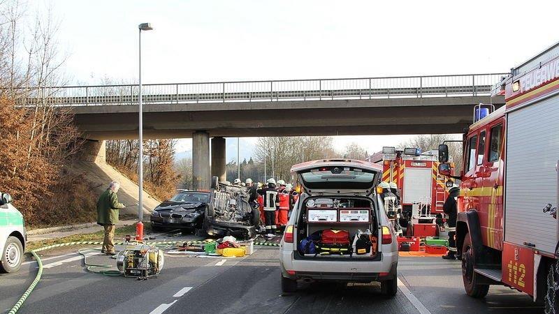 Schwerer Crash in Freilassing