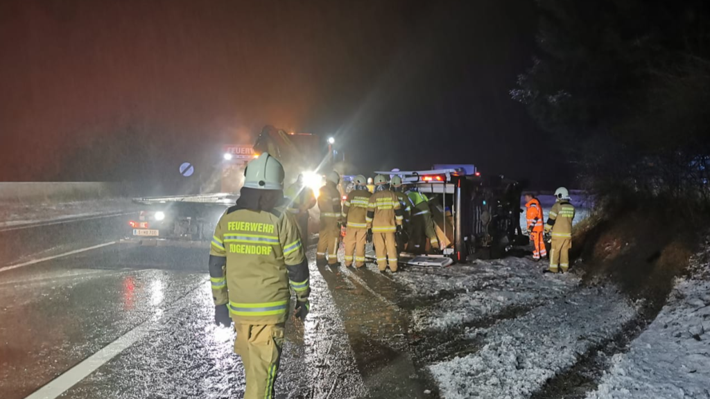 Gefahrgut-Unfall A1