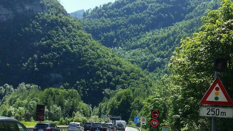 Stau auf der A10 I