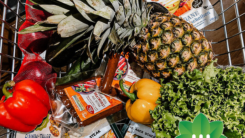 Vegane Ernährung, SB, Badge, Vegan