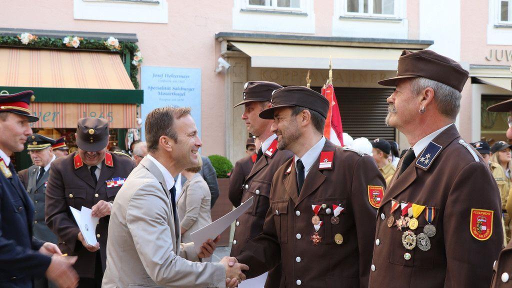 Florianifeier in der Stadt Salzburg