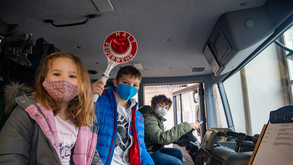 Kinder-Impfaktion bei Salzburger Berufsfeuerwehr