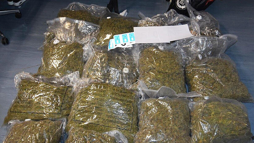 51 Kilo Cannabis auf A2 abgefangen