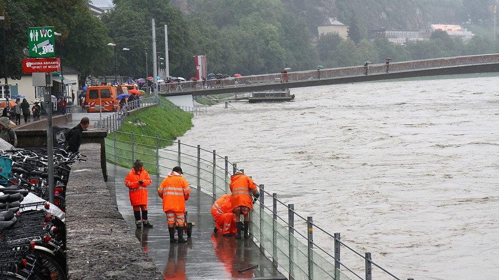 Hochwasser in der Stadt Salzburg II