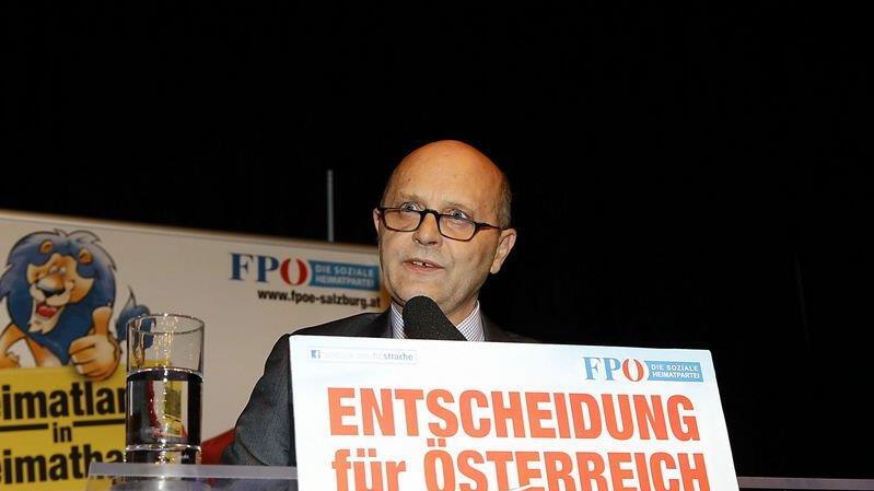 H.C. Strache im Stiegl-Keller