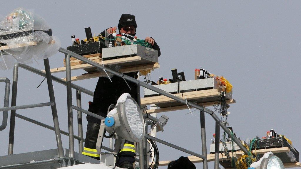 Letzte Vorbereitungen in Schladming