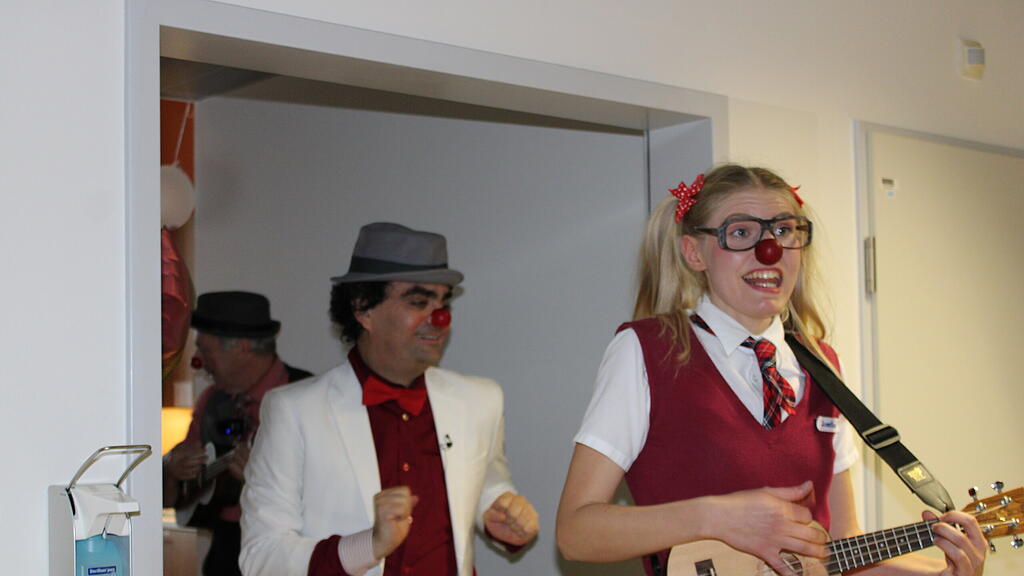 Clownvisite im Salzburger Uniklinikum