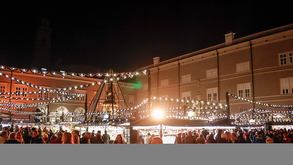Salzburger Christkindlmarkt - Er\u00f6ffnung