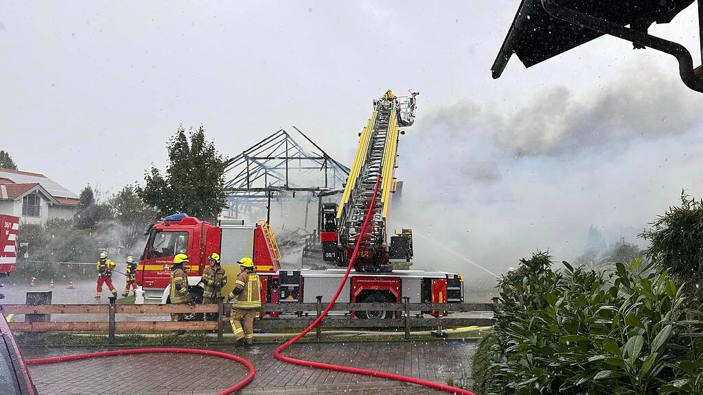 Brand nahe Freilassing