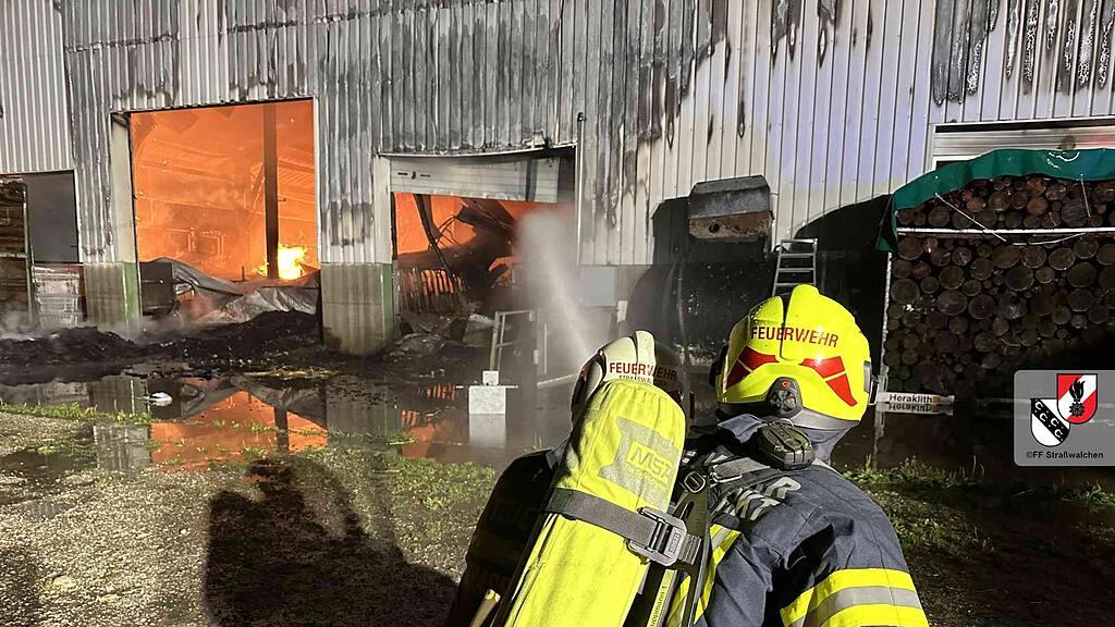Großbrand in Pöndorf