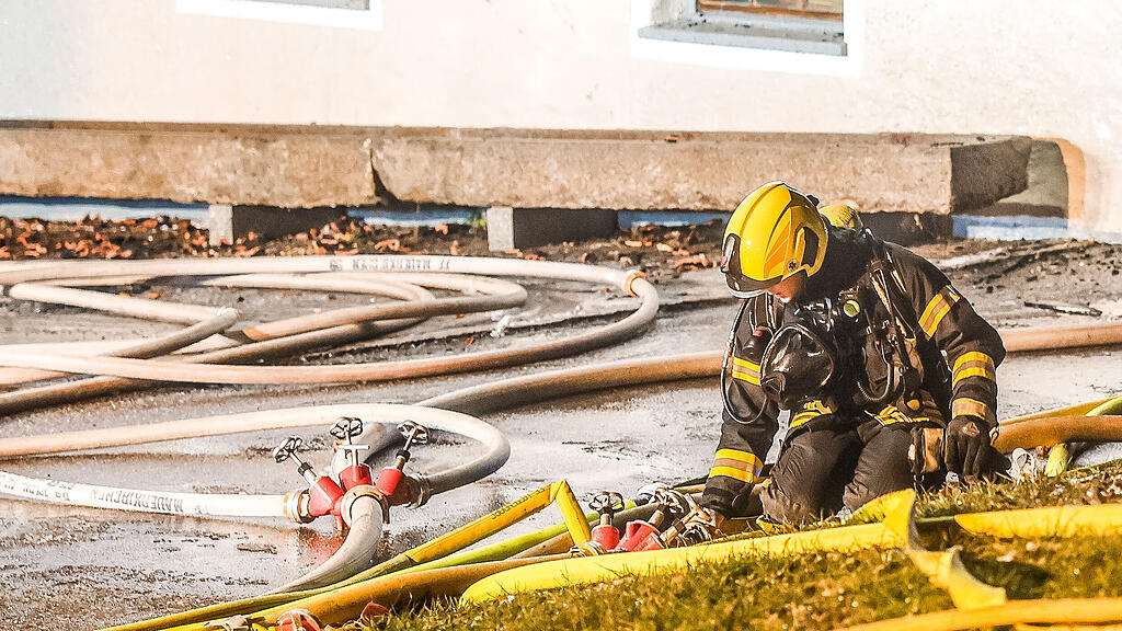 Großbrand in Burgkirchen