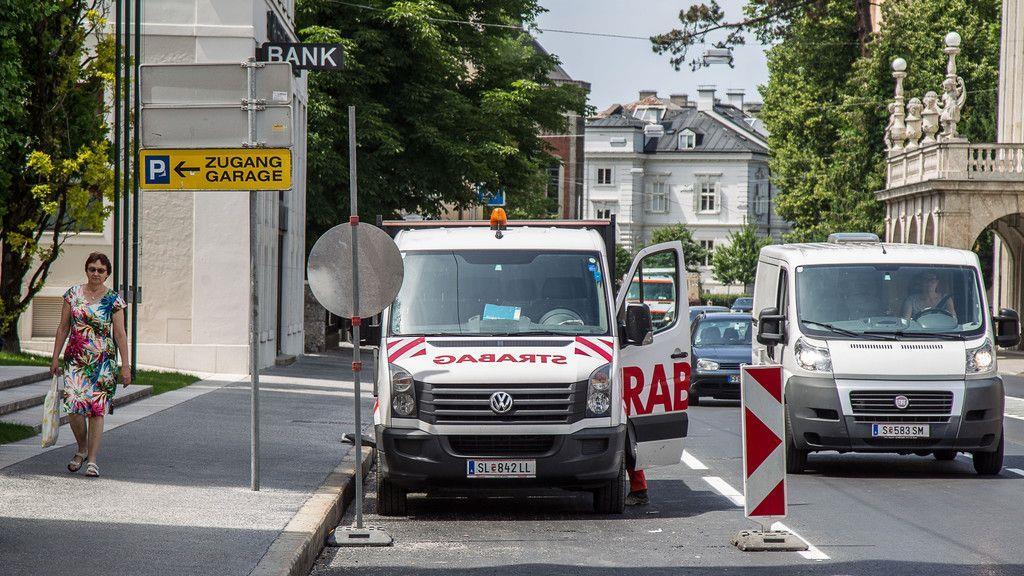 Letzte Arbeiten in der Schwarzstraße