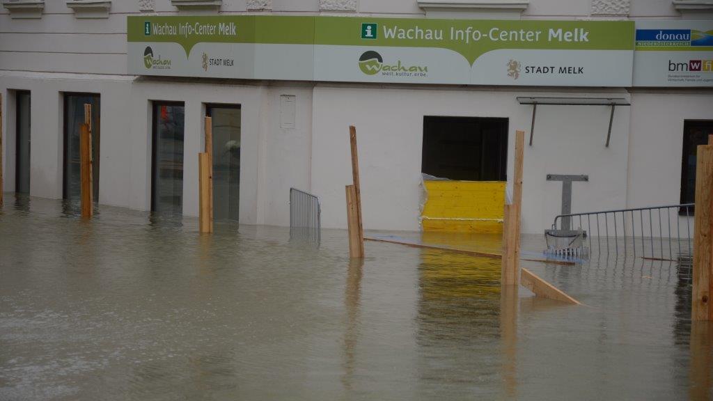 Hochwasser in NÖ: Emmersdorf und Melk