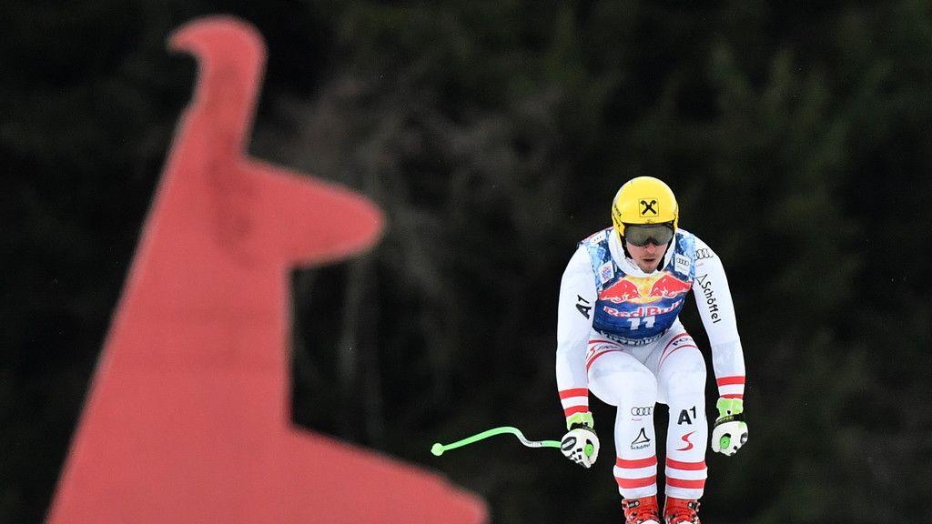 Abfahrtstraining in Kitzbühel