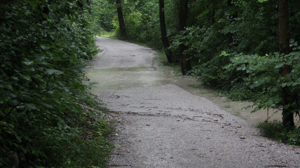 Hohe Pegel im Tennengau