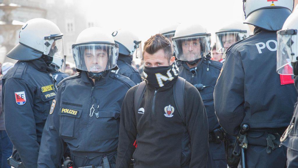 Nizza-Fans sorgen für Polizeieinsatz I