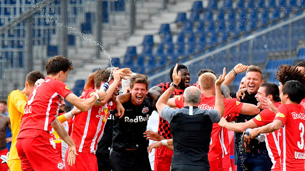 Salzburg gegen Hartberg, Meisterschaft, Meistertitel