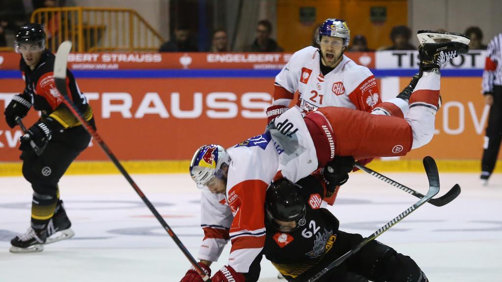CHL-Achtelfinalhinspiel: Rouen vs. Salzburg 3:3
