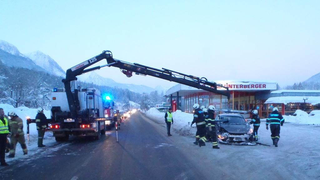 Verkehrsunfall B158 Bad Ischl