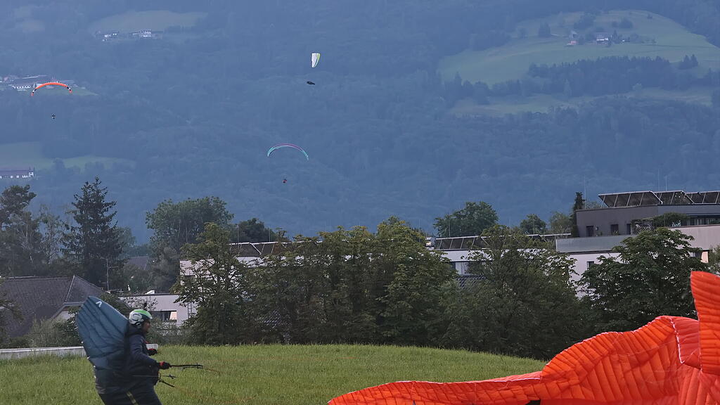 Festungsflug der Paragleiter