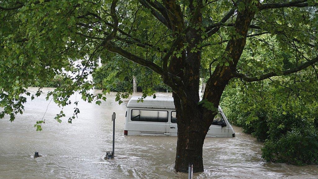 Hochwasser in Freilassing, II