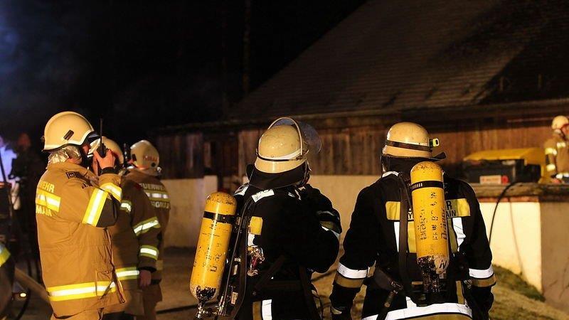 Dachstuhlbrand in Großgmain