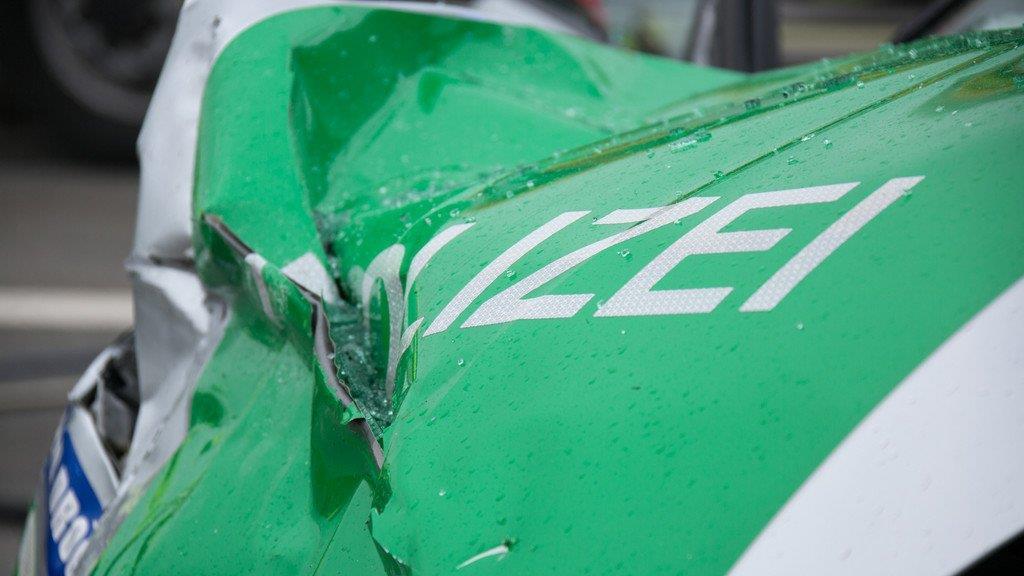 Unfall mit Polizeiauto