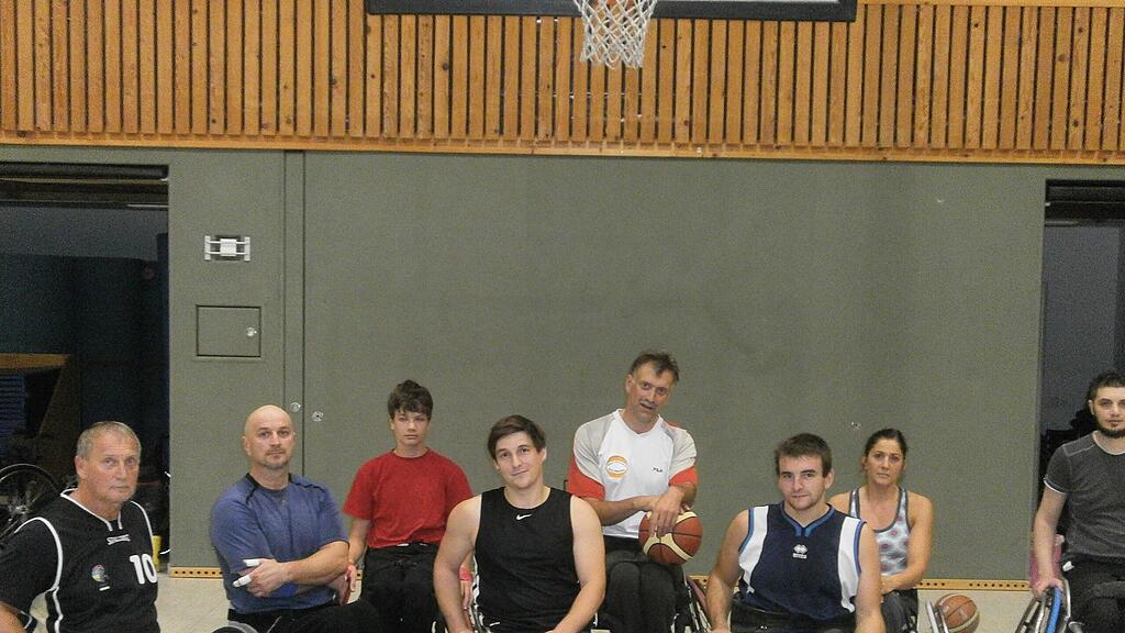 Der RSV Salzburg Basket beim Training im ULSZ Rif.